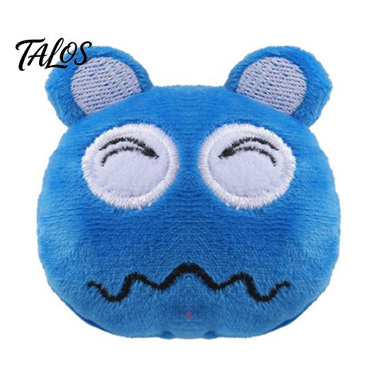 Cat Toy with Catnip Plush Ball Toy, Chew Cute Embroidered Face, Non-toxic Plaything Stuffed Kitten Teething for Indoor Cats Biting Patting Solo