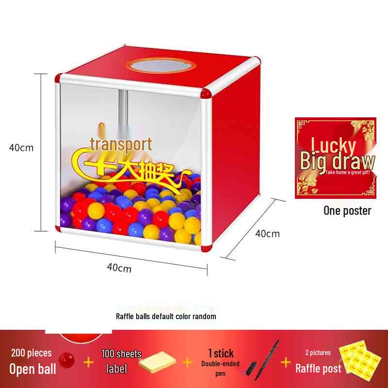 Transparent Acrylic Lottery Raffle Box