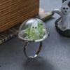 Halloween Drifting Bottle Night Glow Ghost Necklace Ear Pendants Ring Creative Design Trendy Cartoon Ghost Necklace Jewelry Gift