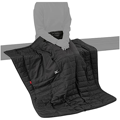 Techfil Warmer Kurumino Cold Weather Blanket with Storage Pouch, Breath Thermo, Water Repellent, Black, Free Size, C2JYA610