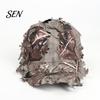 Concealment Cap for Hunting 3D Leafy Camouflage Cap, Tactical Hat, Adjustable Jungle Cotton Camo Peaked Men, Turkey Hunting, Training Head Size