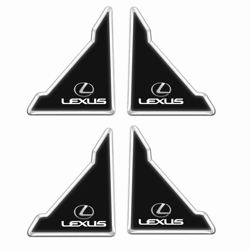 2 Stück durchsichtige Schutzkleber für Autotür-Ecken für Lexus LS LC RZ IS350 ES300 GS350 CT200h GX460 LX570 RX500h NX300 UX260