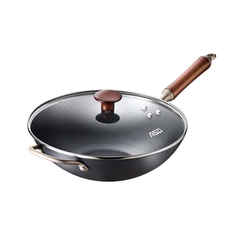 ASD Non-Stick Fine Iron Stir-Fry Pan