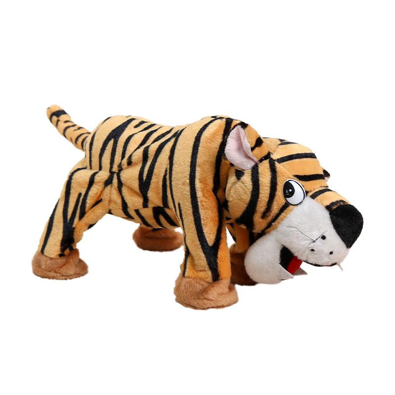 Plush Tiger Toy With Pp Cotton Filling For Children And Kids Gift