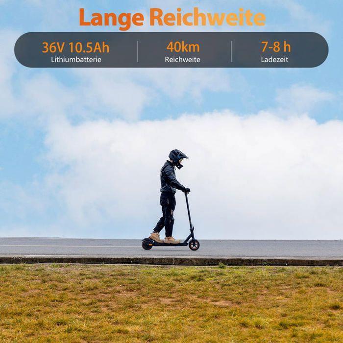 Scooter Électrique KuKirin S1 MAX 36V10,4Ah Scooter Électrique Tout-terrain Pliable 8 Pouces