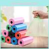 Wholesale Cross-border Recommended Solid Color Pet Waste Bags 20 Pack Clean Up Supplies For Cats And Dogs