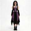 Gothic Fairy Tale Dress For Women With Polyester Fabric For Stage And Halloween Cosplay