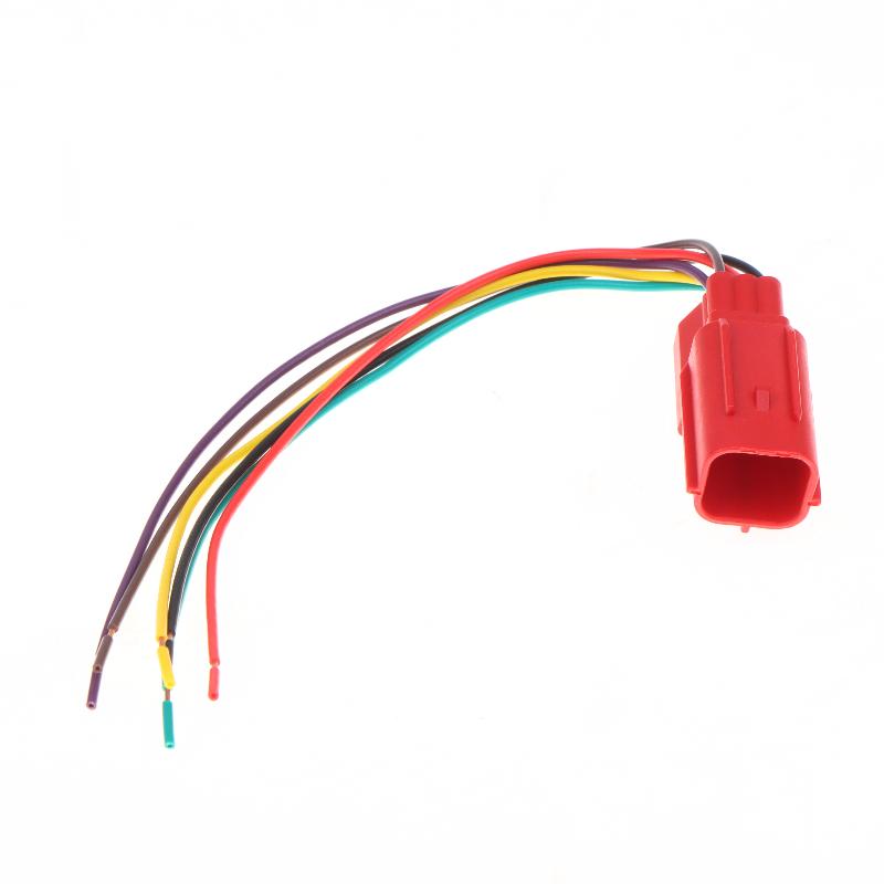 Motorcycle OBD Diagnostic Plug Durable Metal Pins Fuel Injection Tester Adapter 2Pcs DJ7065Y-0.6-11/21 for Frequent Shop Use