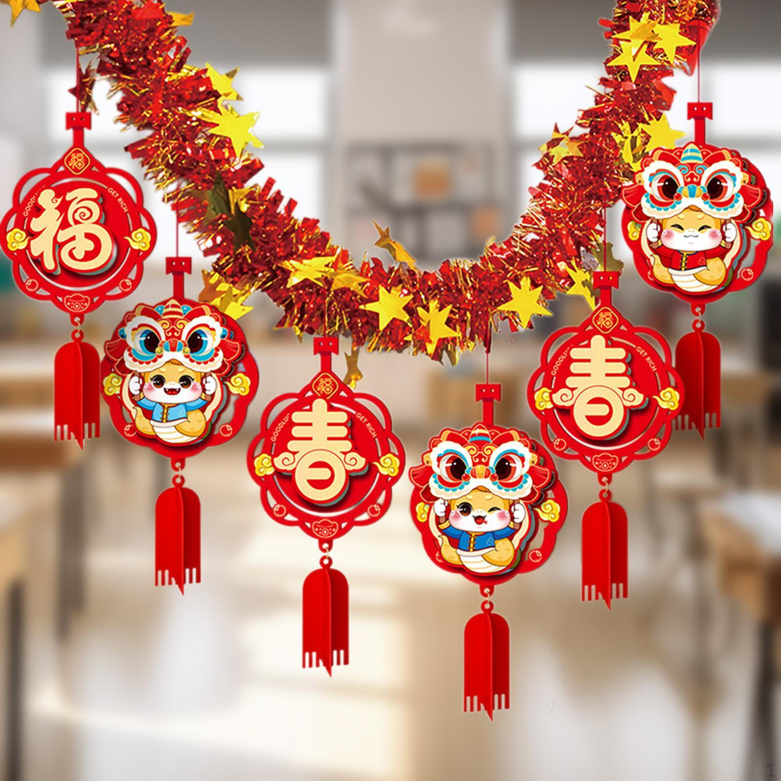 

Украшение потолка на тему «Год Змеи» для мероприятий дома и в офисе Style C