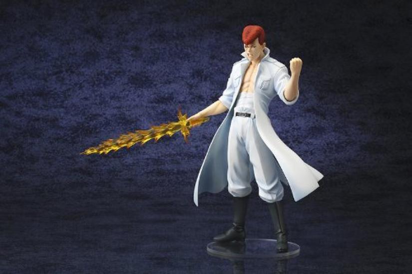Kotobukiya Yu Yu Hakusho ARTFX J Kazuma Kuwabara stupnice PVC lakovaný hotový výrobek 1/8