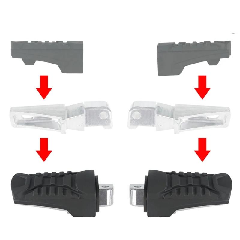 Motorcycle Passenger Footrests Pedal with Oxidation Resistance Fit for R1200GS R1250GS S1000XR Adventure Bike Long Rides