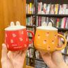 Anime Mug Set Simple Christmas Mug Cup for Coffee Original Breakfast Cups Ceramic and Pottery Cute Mugs Free Shipping Drinkware