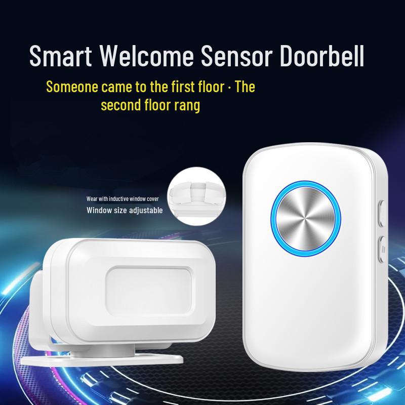 Infrared Door Entry Voice Welcome Device with Split Sensor and Anti-theft Alarm