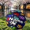 Custom Name Personalized Among Us Print Umbrella, Auto Open Close, 8‑Rib Sturdy Frame, Commute Camping Hiking Use, Birthday Gift