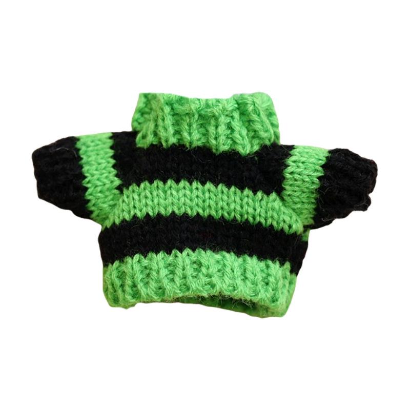 Rochie Mini Păpușă Lână 5cm cu Ursuleț de Pluș și Cap de Cățeluș pentru Accesorii DIY