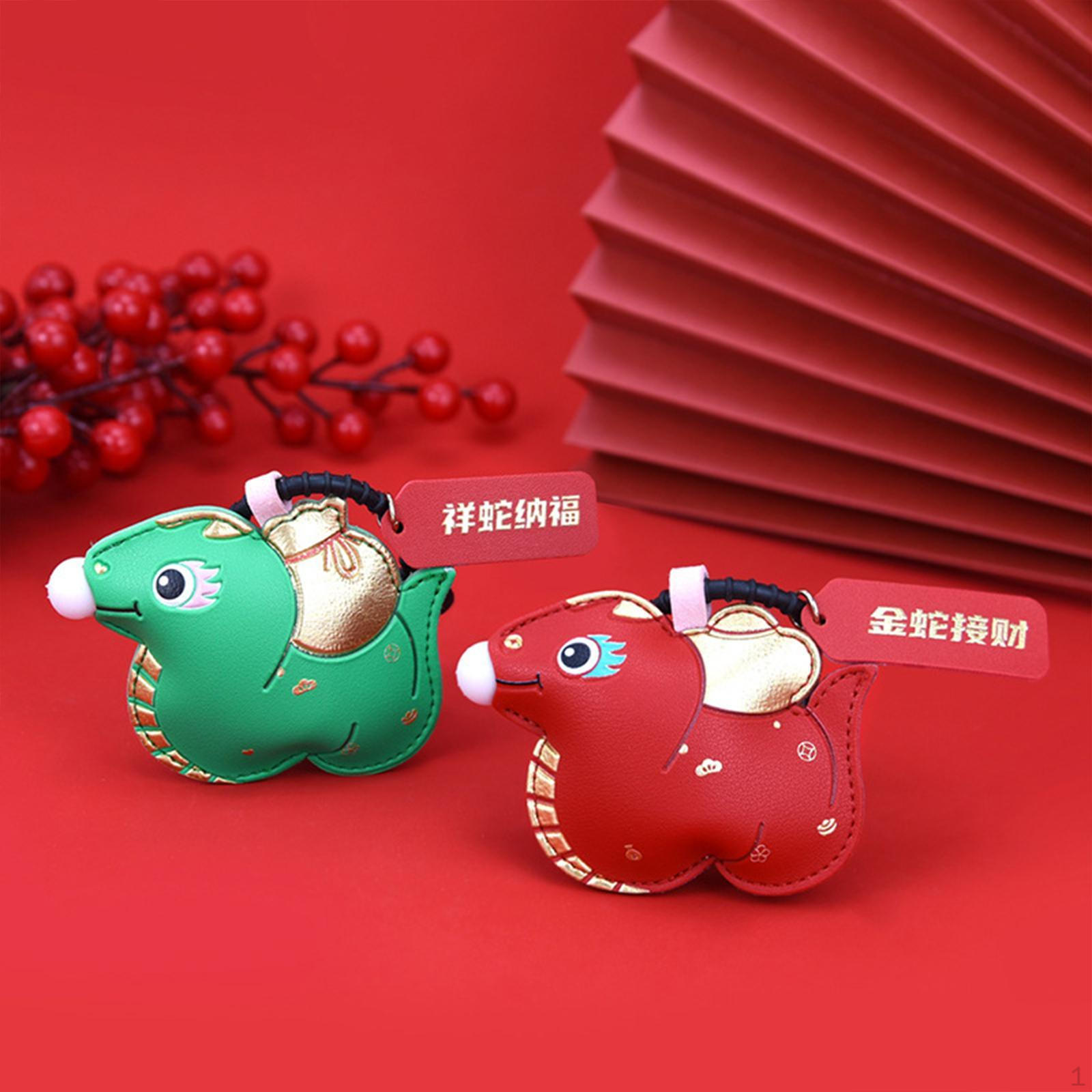 Cartoon Snake Keychain Accessory for Handbag, Wallet, And Backpack