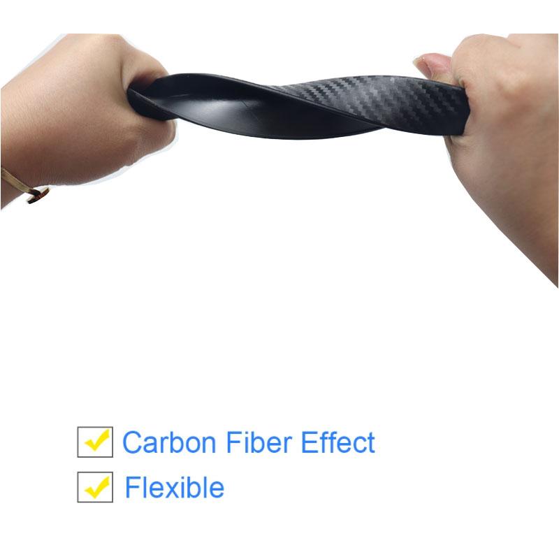 Mudguards Car Carbon Fiber Fender Flares Mud Flaps Arch Wheel Eyebrow Lips Strips Trim Splash Guards For Car Truck SUV Body Kit