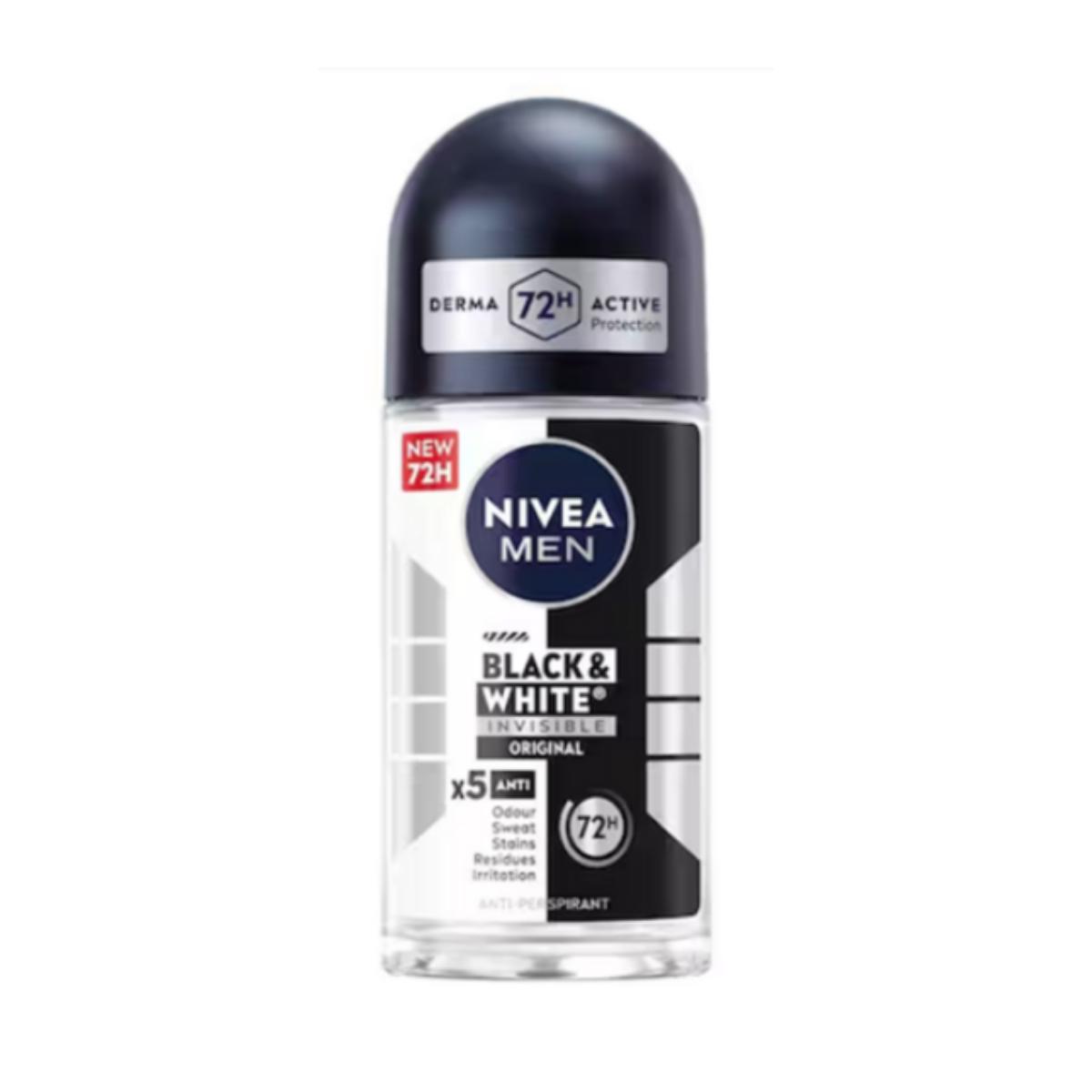 

Nivea MEN 48ч Дезодорант Black & White, 50 мл, 1 шт.