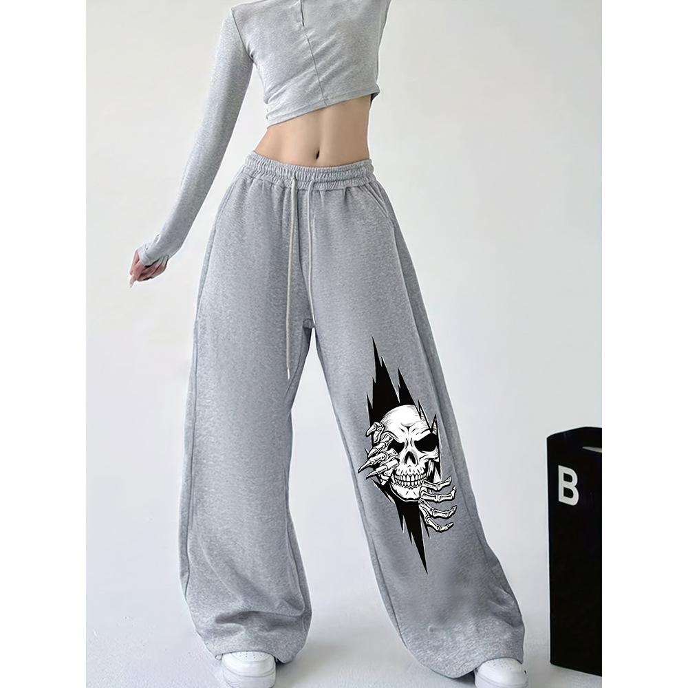 High Street Hip Hop Trend Casual Pants Men's Summer New Loose Niche Straight Versatile Long Pants