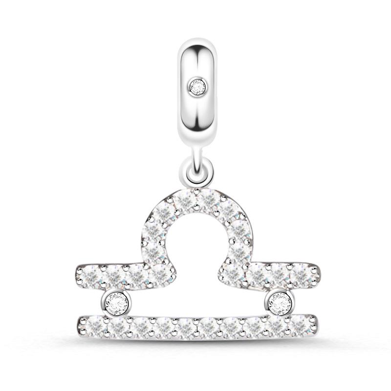 Neuer Kupferanhänger Zeichentrickserie der zwölf Tierkreiszeichen DIY feine Perle passend Original Anhänger Charms Armband für Frauen