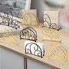 Nordic Cloud-Shaped Napkin Holder 3D Wrought Iron Hollow-Out Tissue Stand for Hotel Restaurant Decor