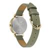 Authorized Retailer OLIVIA BURTON Women's Watch 24000228 Illustrated Floral Midi Ivory Gold Sage Green Leather