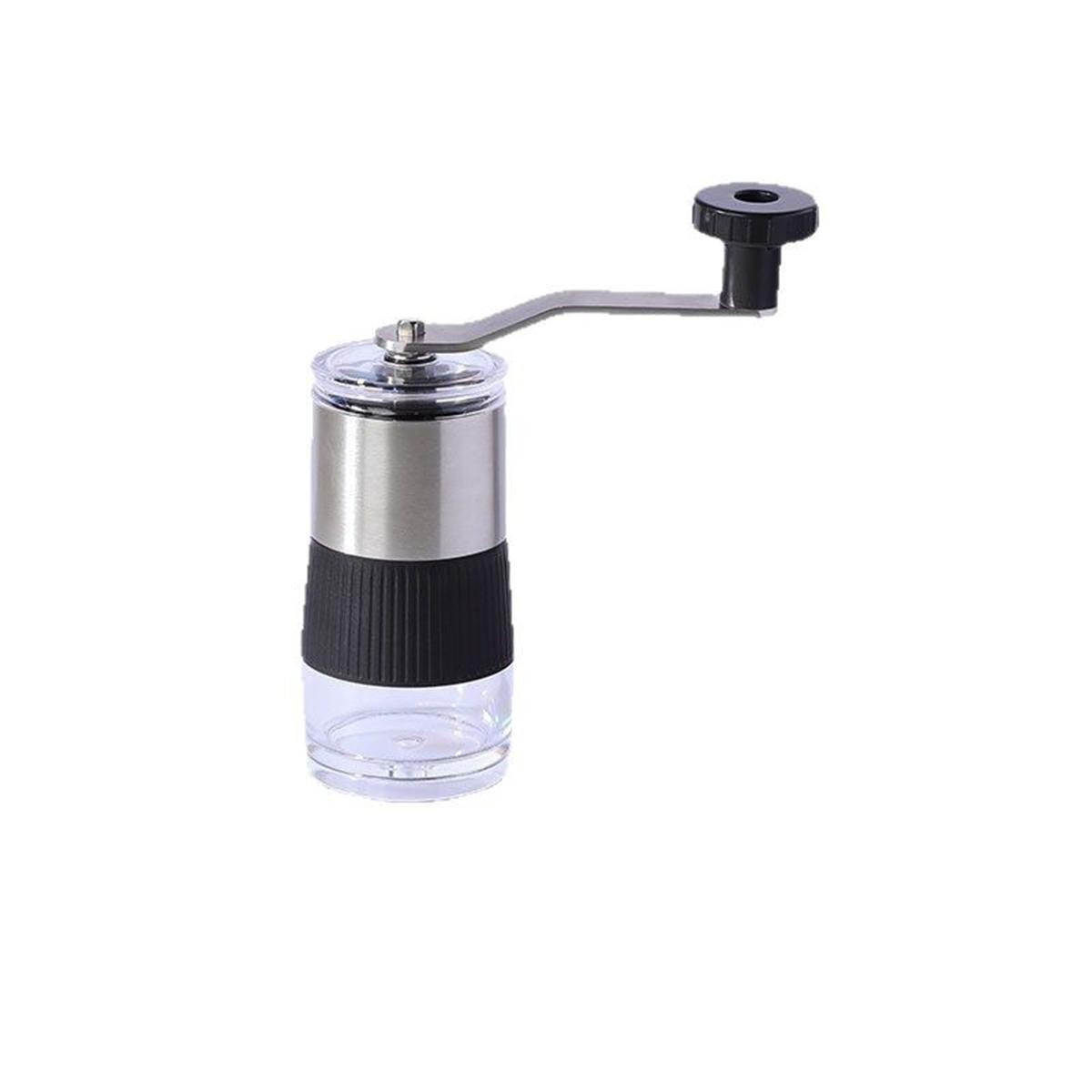 

Manual Coffee Grinder with Ceramic Burr Core Adjustable Coarseness Effort-Saving Design Portable Bean Mill for Home/Office