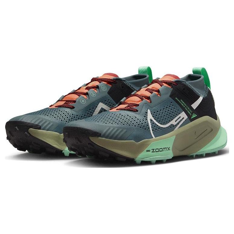 Nike ZoomX Zegama Mineral Slate Herren Sneakers Grün Schwarz Grün-Glow DH0623-300