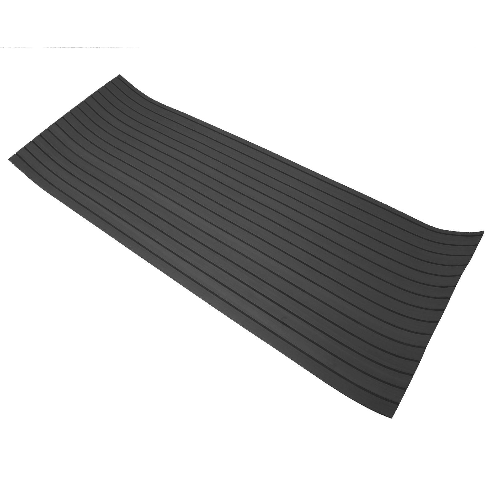 

240x90cm V- Yacht Mat Anti Slip Insulation Deck Sheet Pad for Board Floor Yacht(Dark Gray )
