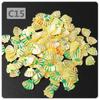 Yaleduo 8mm Mini Gold Shimmer Seashell Sequins - Eye Makeup, Stationery, DIY Jewelry, Epoxy Glitter