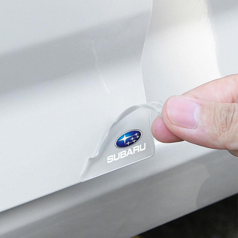 For Subaru STI Impreza Outback Legacy Forester WRX BRZ XV  4Pcs Car Door Corner Covers Anti Scratch Protection Stickers X6