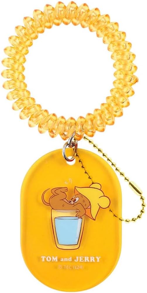 

Tees Factory Tom and Jerry Locker Key Charm, Jerry, H55 x W40 x D3mm, TJ-5546103JR