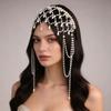 Hair Jewelry Tassel Pendant Forehead Chain Handmade Pearls Chain Headbands  Banquet Event