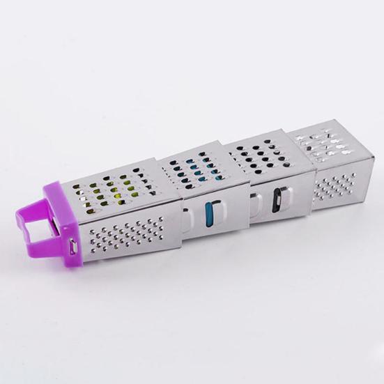 Cheese Grater Reusable for Kitchen Easy To Clean Sharp Blade Effectively Vegetables Shredder High Quality 4-Sided Effectively