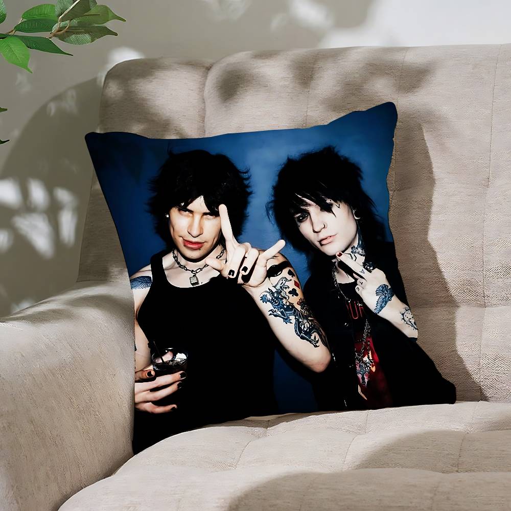 CoolJake Webber Johnnie GGuilbert Customizable Square Pillowcases Stylish And Soft Perfect For Beds Cars And Sofas