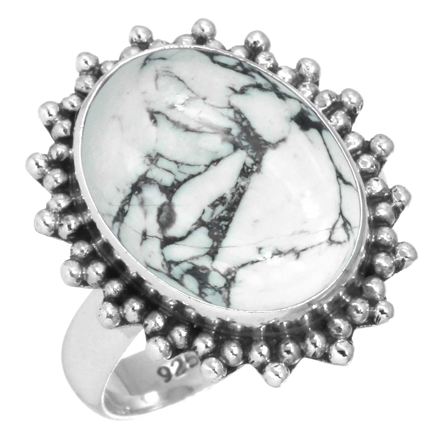 

Кольцо из стерлингового серебра 925 пробы с драгоценными камнями, ювелирные изделия ручной работы, подарок на День святого Валентина, кружевной агат, далматин, дендрит, опал, эвдиалит, хаулит, яшма K2 9.5