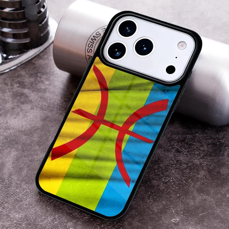 Amazigh Berber Flag Phone Case For iPhone 17 16 15 14 13 12 11 Pro Max Plus 17Air Soft Silicone Cover