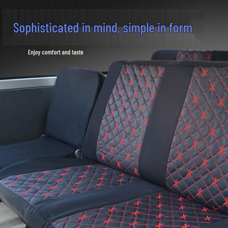 

Чехлы на сиденья с полной обшивкой для минивэнов Wuling Zhiguang, Hongguang, Rongguang - 7/8-местные, всесезонные Driver and Front Passenger 2-Seater