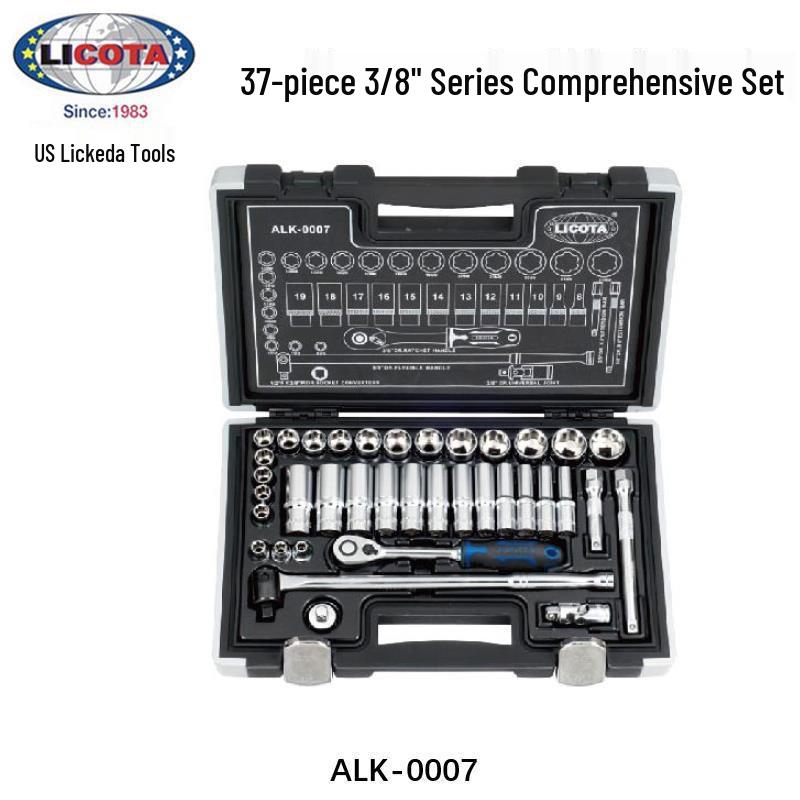 USA LICOTA 3/8 (9.5mm) Ratchet Wrench Socket Set