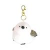 Sanlemon Powabiyori Shimaenaga Keychain 12.5x8x15cm Wool Fabric Bag Charm Cute Bird Accessory