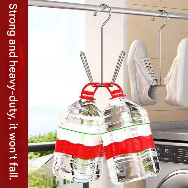 Strong Shoe Drying Rack Shoe Hangers For Outdoor Use Crafted From Premium Metal For Balcony Apartments Small Rooms