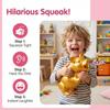 Big Fat Pig Pets Dog Toys Squeeze Function Squeak Vent Pig Fat Pig Squeeze Sound Toy  Vent Tool