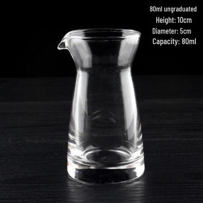 Shangqi 80ml Graduated Glass Liquor Dispensers (4-Pack)