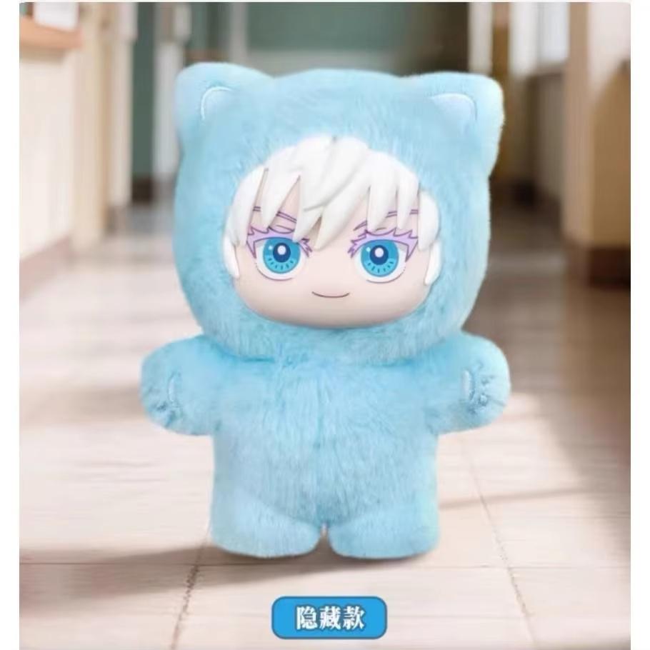Hot Presale Genuine Eaki Jujutsu Kaisen Season 2 Cat Park Party Gojo Satoru Blind Box Plush Doll Bag Pendant Model Collection