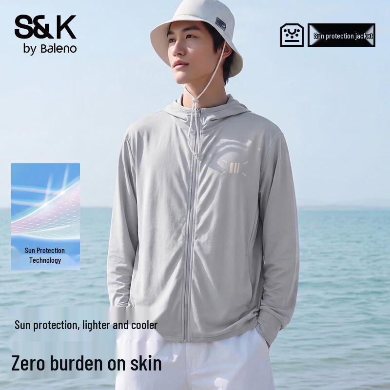 Baleno Men s S&K UPF50+ Ice-Feel Sun Protection Hoodie M