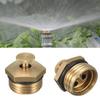360 Degree Adjustable Nozzle Brass Sprinkler Head Garden Irrigation Nozzle