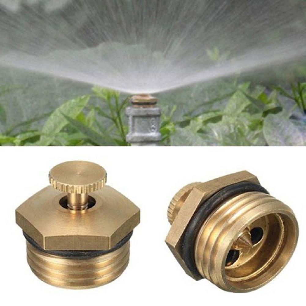 360 Degree Adjustable Nozzle Brass Sprinkler Head Garden Irrigation Nozzle