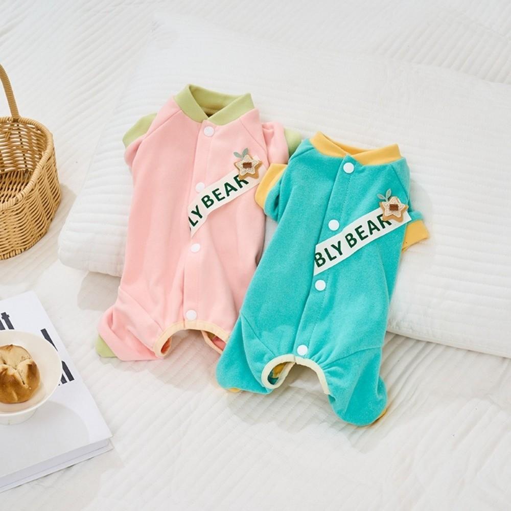 Soft Pet Jumpsuit Elastic Dog Recovery Suit Comfortable Pet Belly Cover for Autumn Winter