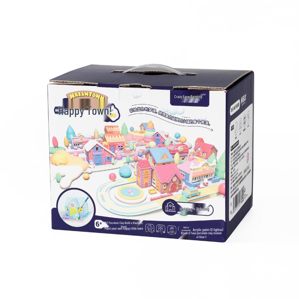 DIY Children's Gypsum Cabin Painting & Assembly Set