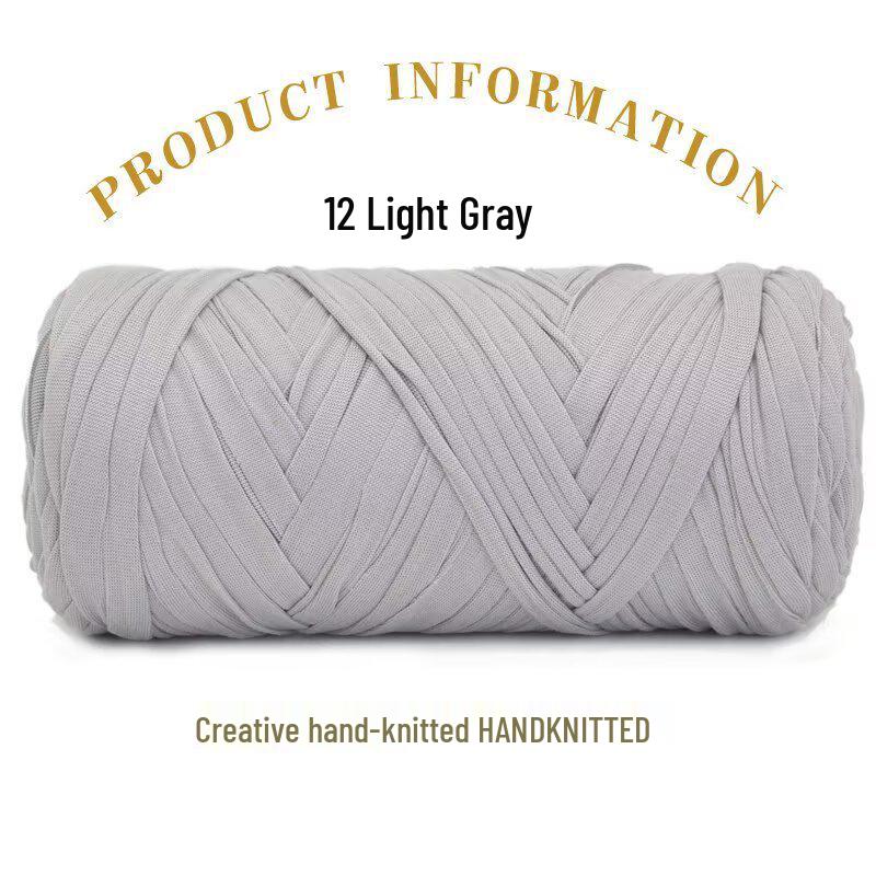 200g High Elastic Cloth Strip Yarn for DIY Weaving: Crochet Blankets, Floor Mats, Storage Baskets & More